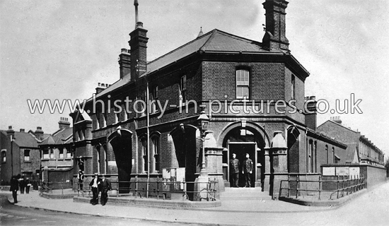 Francis Road Police Station, Francis Road, Leyton, London. c.1909.